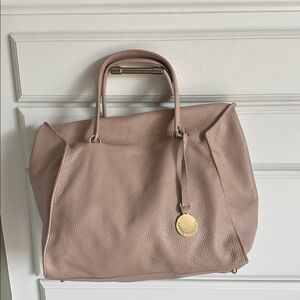 Laura Di Maggie Blush Pink Leather Tote Bag